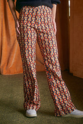 Pantalon Morphée en velours Prunelle - Soi Paris
