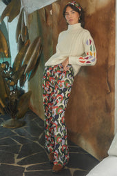 Pantalon Olympe en soie Pégase - Soi Paris