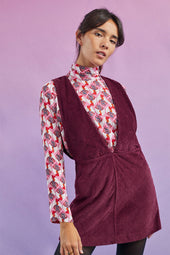 Robe chasuble en velours Figue - Soi Paris