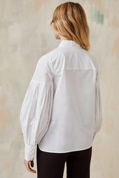Blouse Fabuleuse en coton Blanc Innocent - Soi Paris