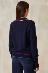 Pull Paolo Bleu Profond - Soi Paris