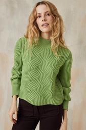 Pull Vert Pistache - Soi Paris