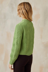 Pull Vert Pistache - Soi Paris