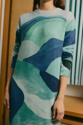 Robe Pull Evasion glacée - Soi Paris
