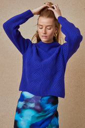 Pull Bleu Royal - Soi Paris
