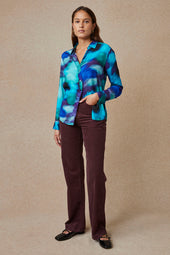 Pantalon Idéaliste en velours Cappuccino - Soi Paris