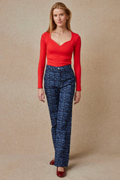 Pantalon IdÃ©aliste Denim DÃ©lavÃ© - Soi Paris