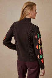 Pull Espiègle Mocha - Soi Paris