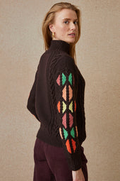 Pull Espiègle Mocha - Soi Paris