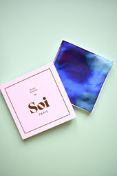 Foulard en soie Flora Aquatique - Soi Paris