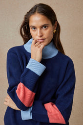 Pull Audacieuse Marine - Soi Paris