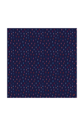 Foulard en soie Reine Elisabeth Bleu