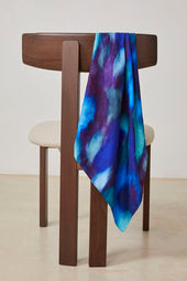 Foulard en soie Flora Aquatique - Soi Paris