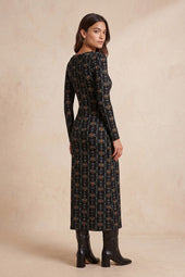 Robe Grand Cœur Jardin Brodé