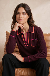 Pull Paolo Merlot en Laine