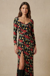 Robe Grand Cœur Rose des Nuits