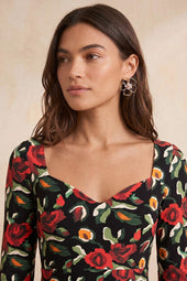Robe Grand Cœur Rose des Nuits