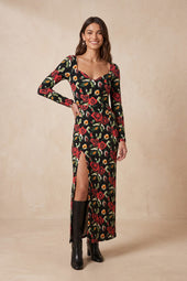 Robe Grand Cœur Rose des Nuits