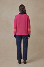 Pull Audacieuse Rosewood en Laine