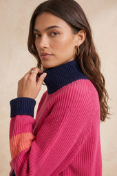 Pull Audacieuse Rosewood en Laine