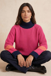 Pull Audacieuse Rosewood en Laine