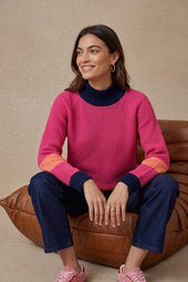 Pull Audacieuse Rosewood en Laine