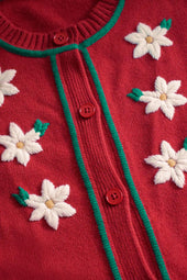 Cardigan Sissi Rouge en Laine