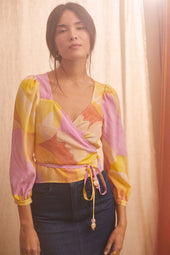 Blouse Aline en soie Soi x Zahra Holm - Soi Paris
