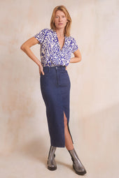 Chemisette Fusion Bleu - Soi Paris