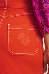 Jupe Circé Orange Passion - Soi Paris