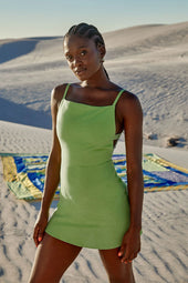 Robe CassiopÃ©e Vert Avocat - Soi Paris