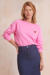 Sweat en coton Être Soi Rose Blush - Soi Paris