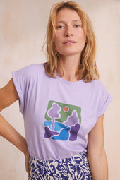 T-shirt Landscape Lavande - Soi Paris