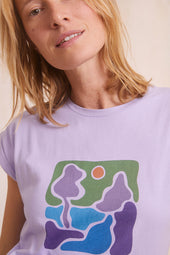 T-shirt Landscape Lavande - Soi Paris