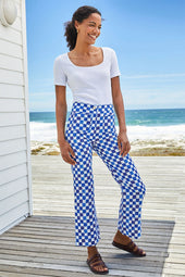 Pantalon L'Eternel Echec et Mat Bleu - Soi Paris