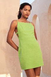 Robe CassiopÃ©e Vert Avocat - Soi Paris