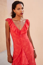 Robe Passion en soie Rivière Grenadine - Soi Paris