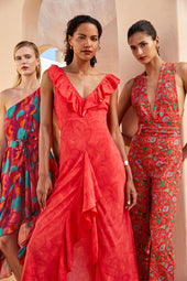 Robe Passion en soie Rivière Grenadine - Soi Paris
