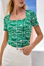 T-shirt Paresseuse en coton Ubud - Soi Paris