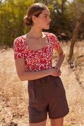 T-shirt Paresseuse en coton Havana - Soi Paris