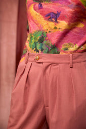 Pantalon Fabuleux Rose Vintage - Soi Paris